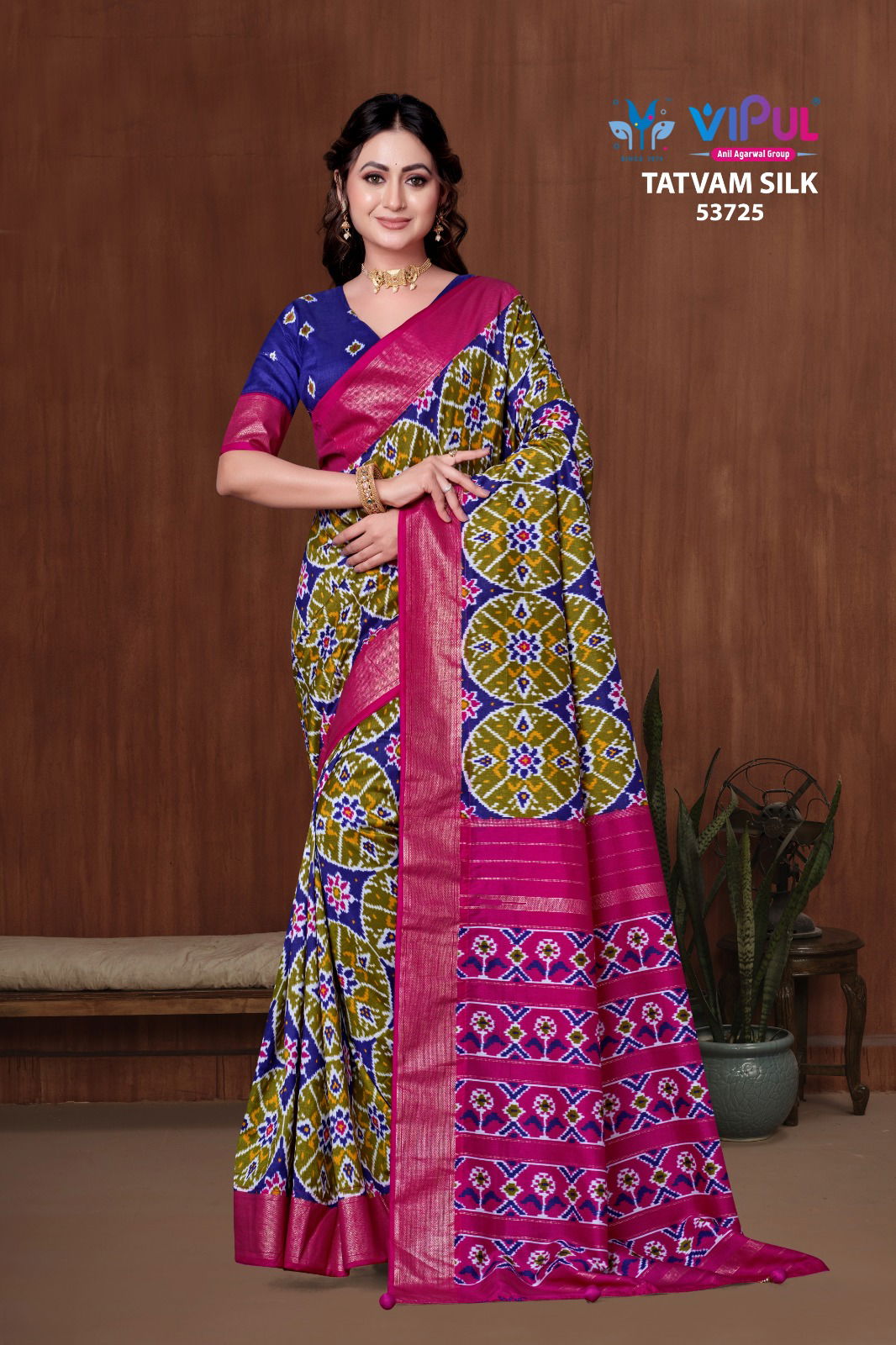 Tatvam Silk Vol 1 By Vipul Fancy Wholesale Saree Suppliers In Mumbai